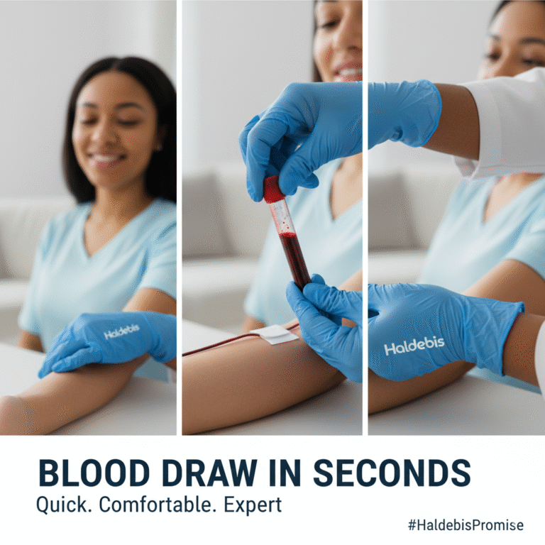 Blood Draw in Seconds: Our Commitment to Speed and Comfort!