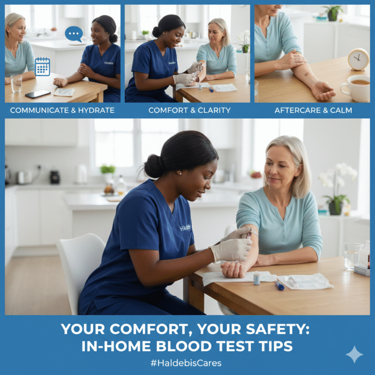 Your Comfort, Your Safety: Top Tips for Your In-Home Blood Test!